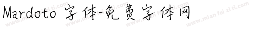 Mardoto 字体字体转换